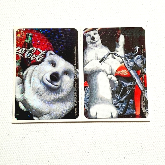 Coca-Cola Polar Bear Limited Edition 2 Decks of Playing Cards New Unopened - Picture 11 of 16